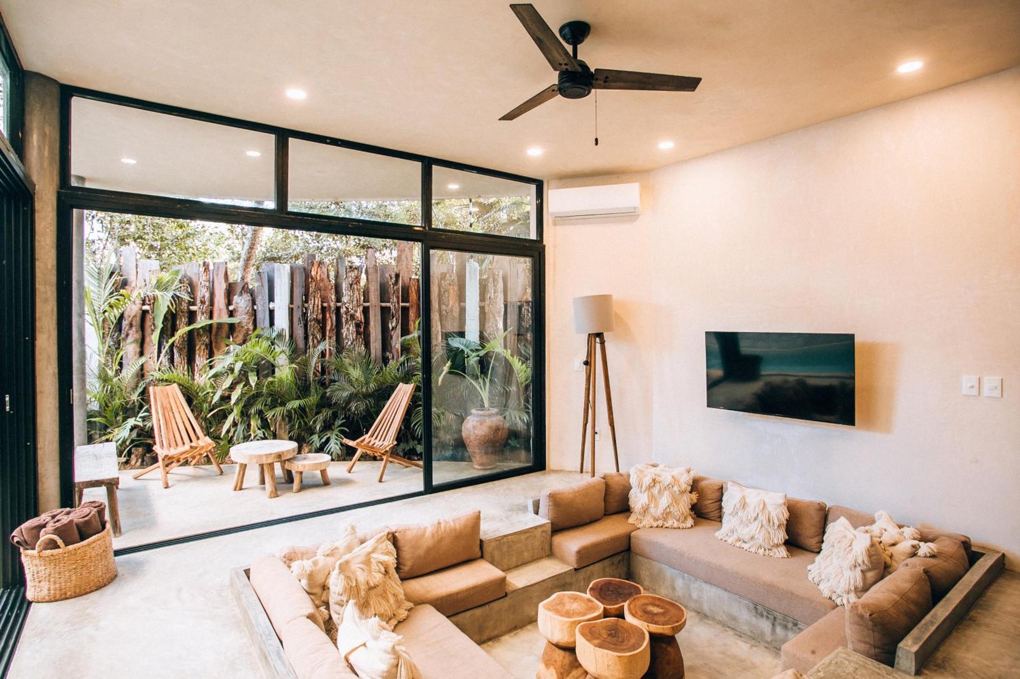 Round Luxury Jungle Villa Priv Pool-Concierge 4A تولوم المظهر الخارجي الصورة