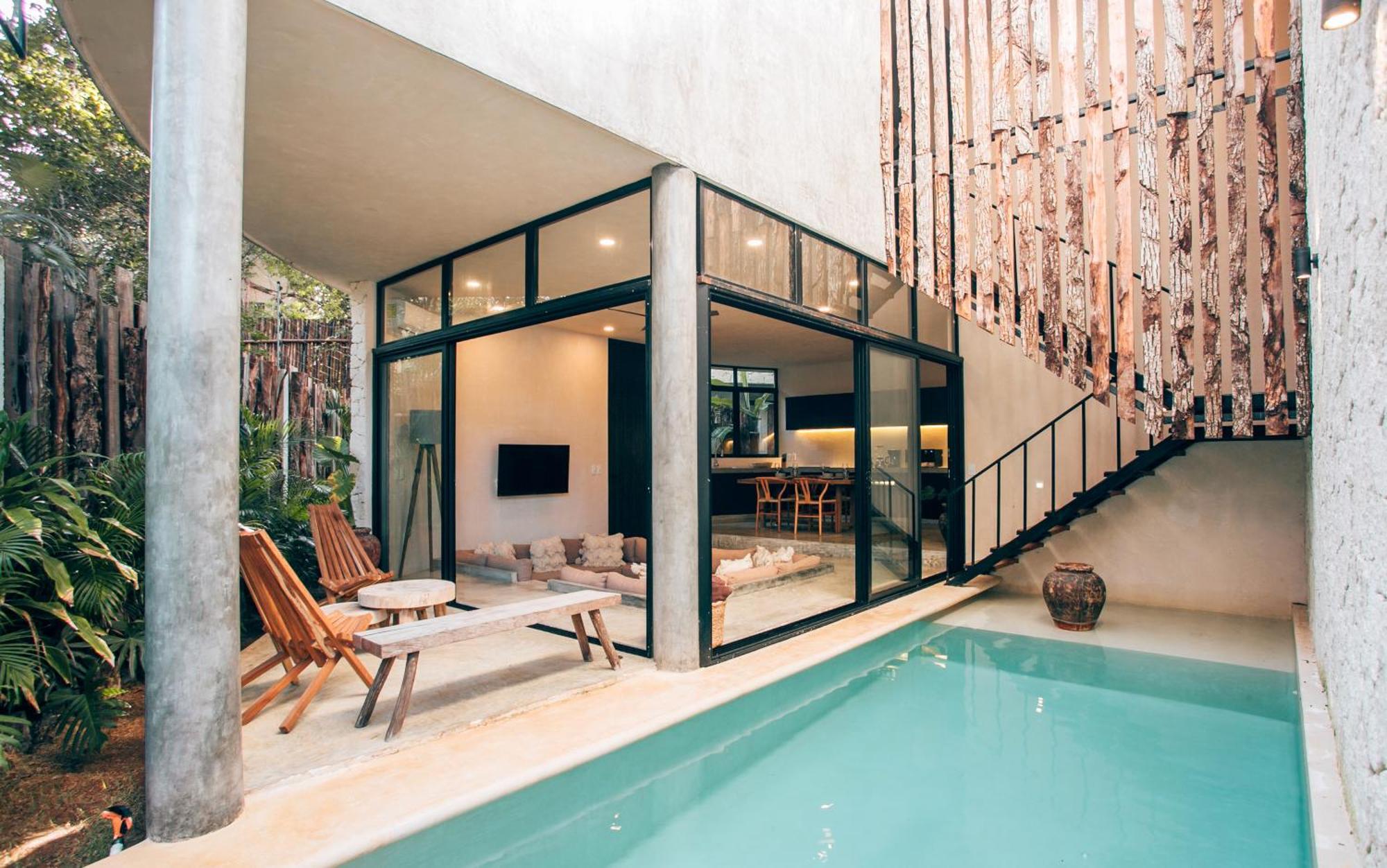 Round Luxury Jungle Villa Priv Pool-Concierge 4A تولوم المظهر الخارجي الصورة
